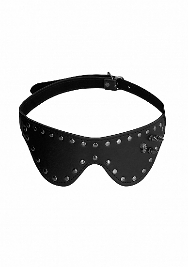 Ouch! Skulls and Bones - Eye Mask with Skulls & Spikes - Bla