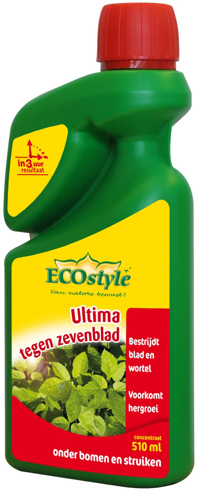 ECOSTYLE Ultima zevenblad - onkruidbestrijdingsmiddel tegen hardnekkig onkruid - concentraat 510 ml Binnen 3 uur resultaat tegen zevenblad