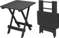 Pro Garden Gardalux Inklapbare Tuintafel - zwart - 79x72x70 cm - Polypropyleen