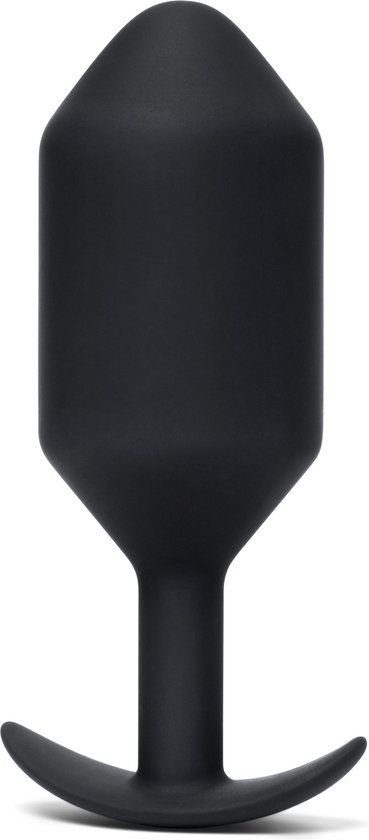 B-Vibe Snug Plug 7 Black - Anaalplug - Zwart
