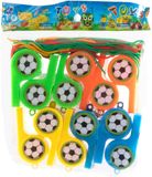 Jono Toys Voetbalfluitjes, 12st.