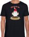 Bellatio Decorations Fout Kersttrui T-shirt Heren - Kado Gnoom - Zwart - Maat L