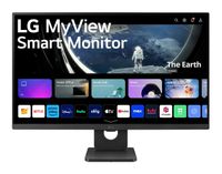 LG 27SR50F-B Smart Monitor, 27 pouces, IPS, Full HD 16:9 webOS23, Bluetooth, haut-parleurs et télécommande, 2 x HDMI, 2 x USB, noir