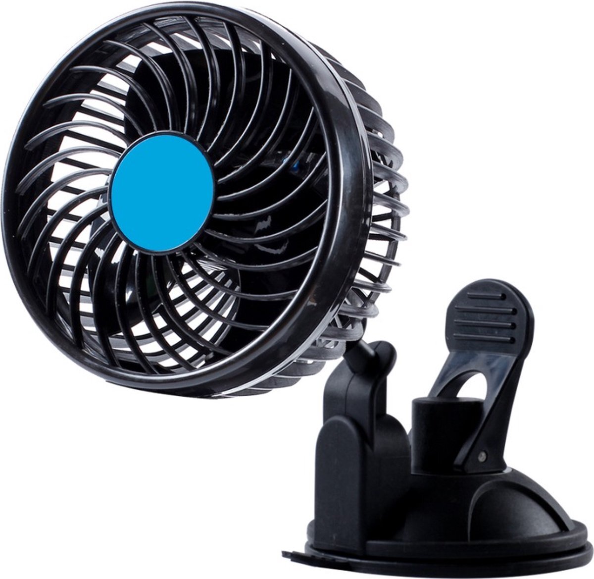 ABC-LED Auto ventilator - 4,5 inch - 12V - Met zuignap