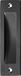 Hermeta SCHUIFDEURKOM 120X40 MM, RECHT ZWART (4556-70)
