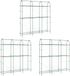 vidaXL Plantenklimrekken - 3 st - U-frame - staal