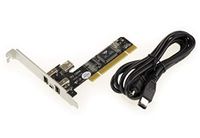 KALEA-INFORMATIQUE PCI naar FireWire 400 IEEE1394a 3+1 poorten controller kaart met Via chipset en geleverd met 1,5M ILink kabel