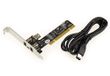 KALEA-INFORMATIQUE PCI naar FireWire 400 IEEE1394a 3+1 poorten controller kaart met Via chipset en geleverd met 1,5M ILink kabel