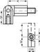 Rinti TOOLCRAFT Scharnierpen (l) 25 mm M3 Messing 1 stuk(s)