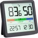YUCONN Hygrometer - Station météo numérique - Intérieur et extérieur - Noir