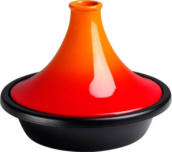 Le Creuset Tajine, 35cm oranje-rood