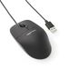 Amazon Basics - 1 stuk optische muis met 3 knoppen en USB-poort voor Windows en Mac OS X, zwart