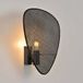 MARKET SET Applique murale Screen, 42 cm de haut, noir, rotin