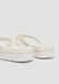 s.Oliver Pantoletten Vrouwen Beige Maat 42 Platte sandalen Glitter Sierstenen Lente/Zomer 2026