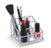 Domopak ® 9 stuks kleine acryl make-upvakken