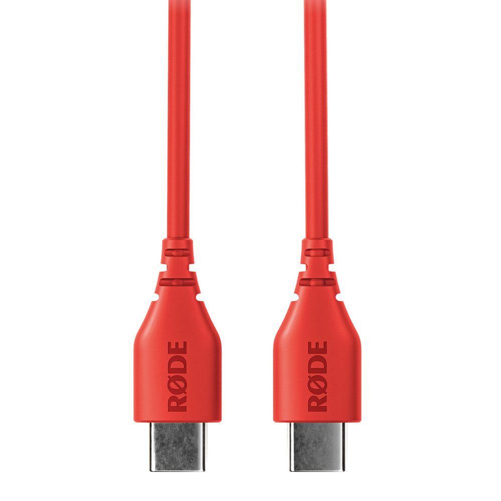 Rode SC22 USB-C naar USB-C-kabel - 30cm - Rood