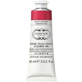 Lefranc Bourgeois 301532 Charbonnel Koperdrukinkten, sterk gepigmenteerde diepdrukverf, uitstekende lichtechtheid, levendige kleuren, bestand tegen veroudering, 60ml tube - Geranium Red