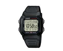 Casio Vintage Edgy W-800H-1AVES Herenhorloge Zwart 36.8 mm - Digitaal - Resin