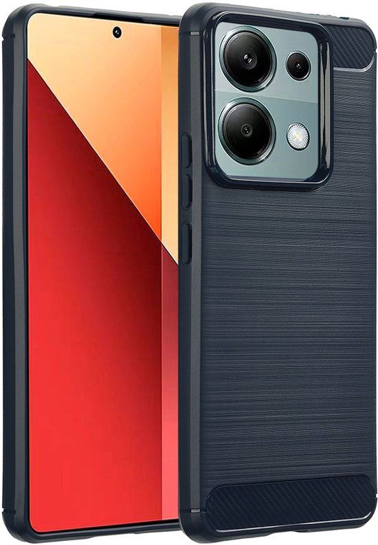 imoshion Brushed Backcover - Geschikt voor Xiaomi Redmi Note 13 Pro (5G) / Xiaomi Poco X6 - Donkerblauw