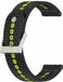 By Qubix Qubix Garmin Forerunner 55 / 245 / 645 - Dot Pattern bandje - Zwart met geel