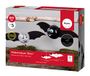Rayher Doe-het-zelf knutselpakket vleermuizen, set 5 vleermuizen, verschillende maten, 2 x vleugelbreedte 27,6 cm, 3 x vleugelbreedte 23,9 cm, decoratie Halloween, 70055000