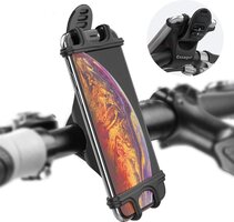 RAXFLY Universeel - Telefoonhouder Voor Op De Fiets - Zwart