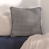 furn. Marttel geometrisch jacquard veren gevuld kussen