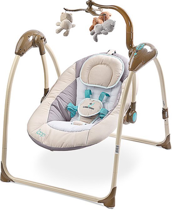 Caretero Elektrische babyschommel schommelstoel Loop beige