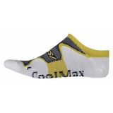 Massi Coolmax Invisible - fietssokken unisex, kleur geel, maat L