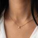 Collier avec lettre personnalisé - 1 lettre