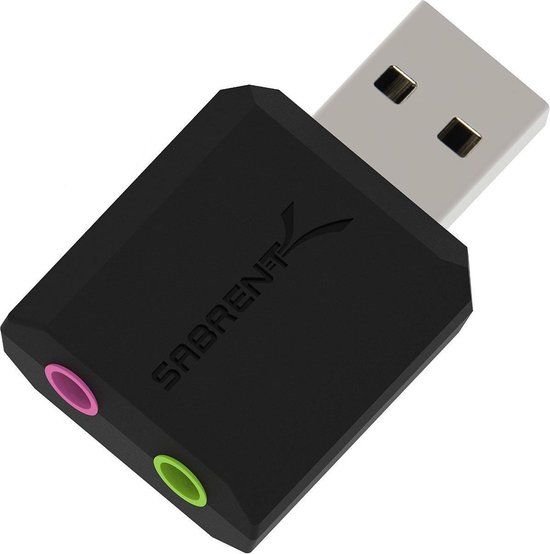 Sabrent AU-MMSA interfacekaart/-adapter 3,5 mm