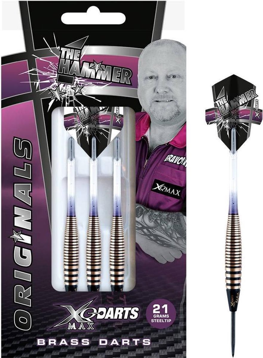 XQMAX Andy Hamilton Brass dartset 21 GR