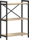 vidaXL Boekenplank 60 x 30 x 85 cm Bewerkt hout Sonoma Eik