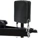 BougeRV RV Elektrische Tong Jack Cover met D Ringen, 600D Universele Aanhangwagen Jack Beschermende Zwarte Cover