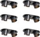 QAZQA installa - Moderne Inbouwspot - 6 stuks - L 23 cm - Gunmetal - Woonkamer | Slaapkamer | Keuken