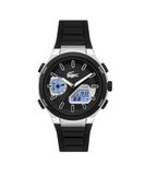 Lacoste LC33 collectie analoog en digitaal chronograaf voor heren, met siliconen armband