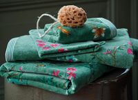 PIP Studio Les Fleurs green Washand 16x22 cm
