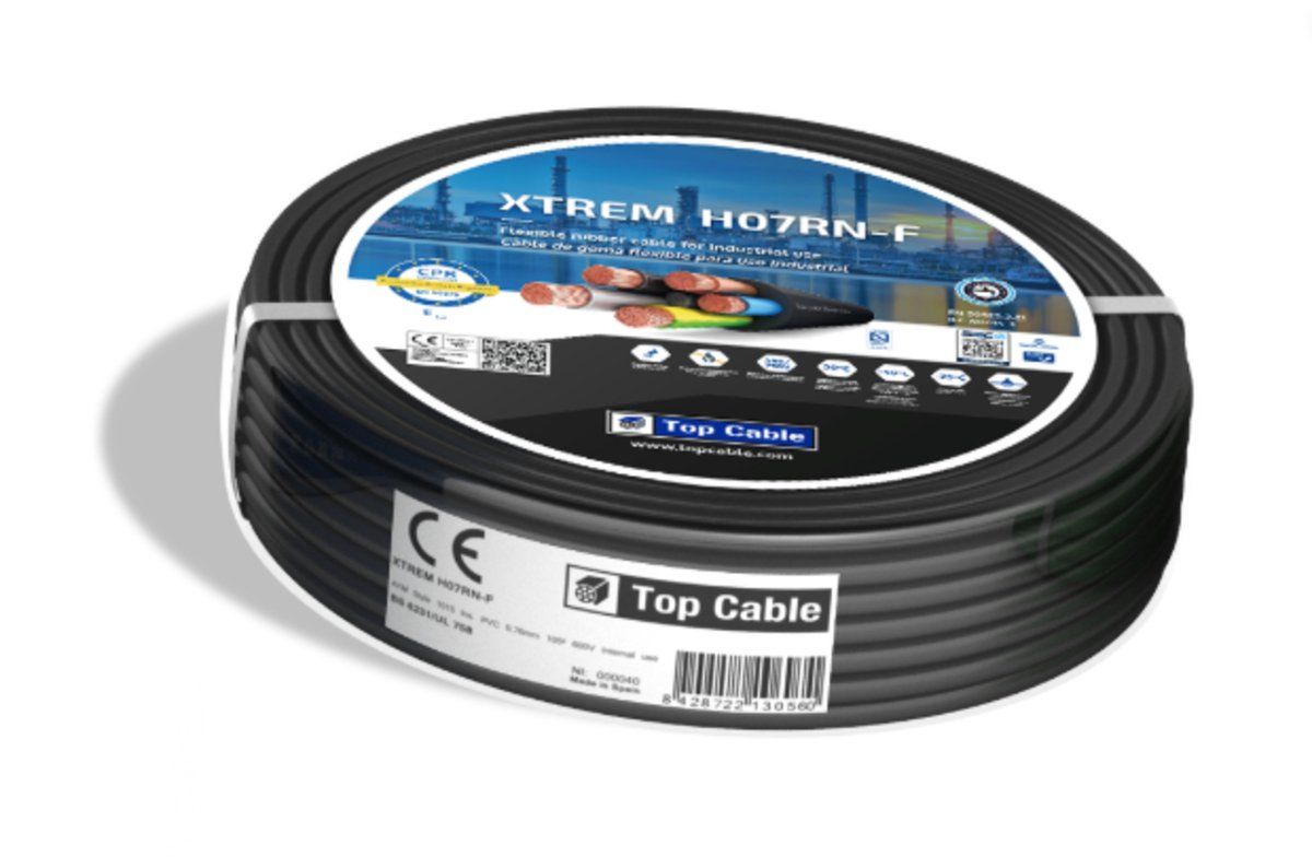 LEDVION Installatiekabel 3x1.5mm² - 25 meter - Zwart - Binnen & Buiten