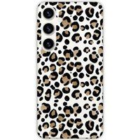 Samsung Galaxy S23 FE Leopard Bedrukt siliconen hoesje