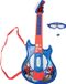 LEXIBOOK Spider-Man Electronic Lighting Gitaar met microfoon in glasses shape