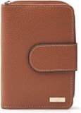 dR H.J. de Rooy Lederwaren Dames Portemonnee Leer Mocha