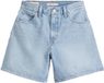 Levis High Baggy Short Dames Blauw W25