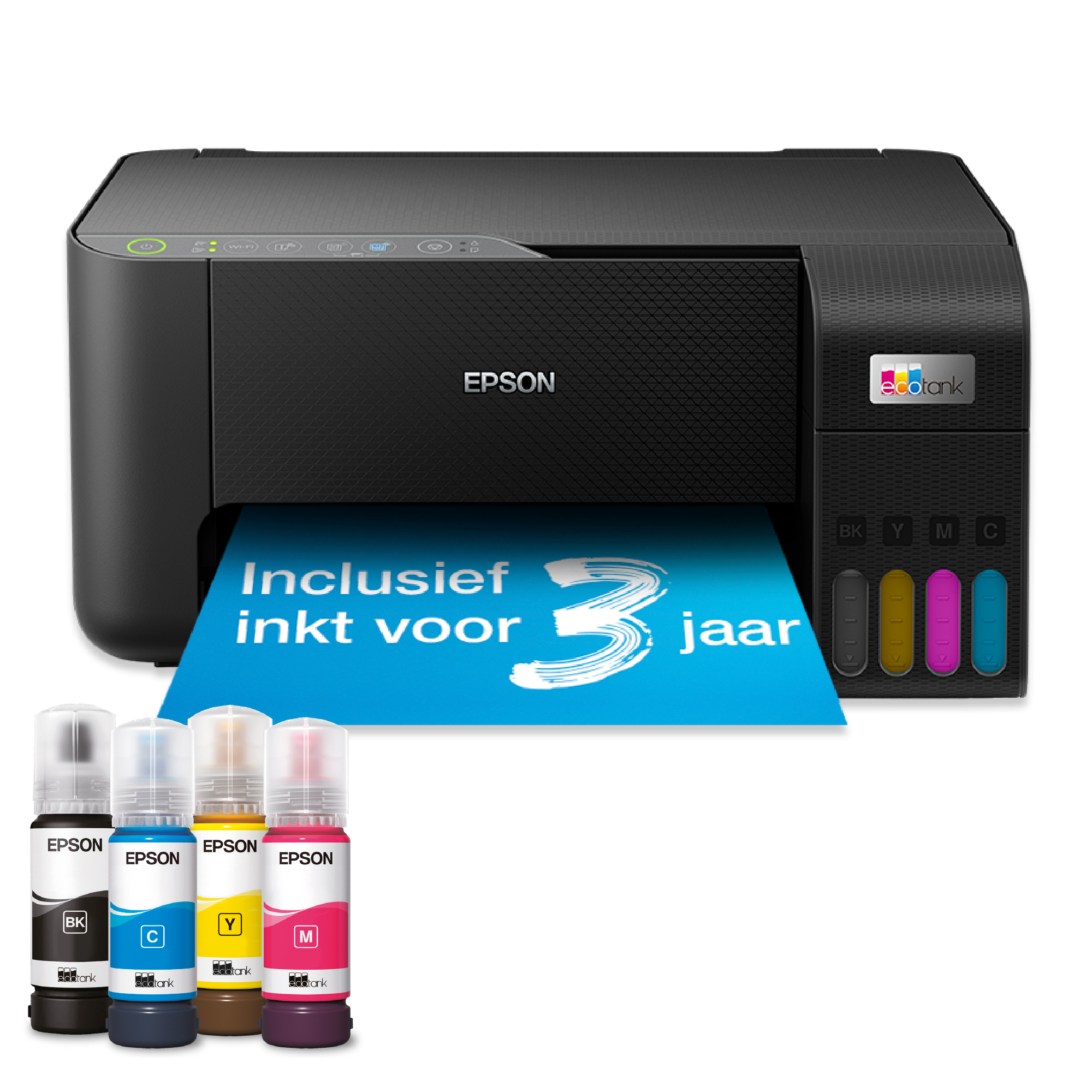 Epson EcoTank ET-2864 A4 multifunctionele Wi-Fi-printer met inkttank, inclusief tot 3 jaar inkt