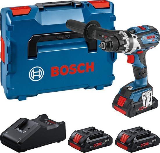 Bosch Professional GSR 18V-110 C Accu Schroefboormachine Bluetooth 18V 4.0Ah in L-Boxx - 0615A5002S