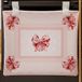 PETTI Artigiani Italiani - Ovenafdekking, ovenafdekking voor keuken, ovenafdekking, moderne digitale print met roze strik, 100% Made in Italy