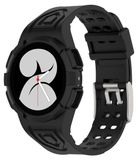 Wigento Samsung Siliconen horlogeband voor de Galaxy Watch 5 40mm, met geïntegreerde behuizing