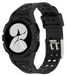 Wigento Samsung Siliconen horlogeband voor de Galaxy Watch 5 40mm, met geïntegreerde behuizing
