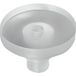 Häfele Support de plateau en verre SOFT pour tables en verre, Ø 15 mm - pour perçage Ø 5 mm