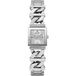 Guess Dames Horloge GW0603L1 Staal Quartz Vierkant met Schakelband
