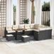 Maison Exclusive - Ensemble de jardin avec 12 pièces, ensemble de salon en polyrotin noir